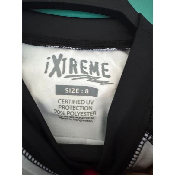 iXtreme Boys UV Swim Rash Guard Shirt - Size 8 - Surf Graphic - Picture 3 of 4